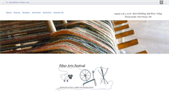 Desktop Screenshot of fiberartsfest.com